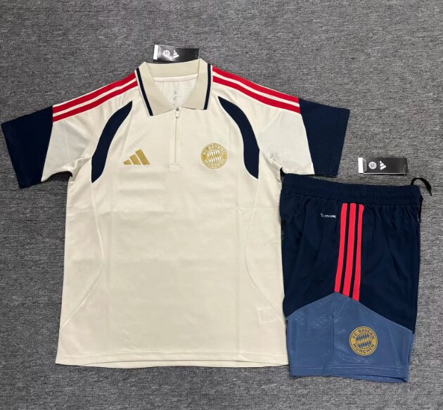 AAA Quality Bayern Munich 26/27 Cream Training Kit Jersey